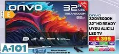 ONVO 32OV5000H 32 İNÇ HD UYDU ALICILI LED TV TELEVİZYON